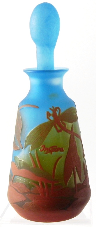 dragonfly cameo perfume bottle