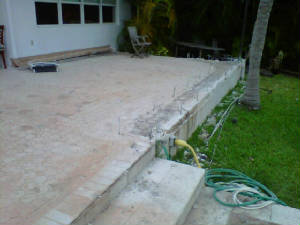Before Installation of Glass Railing